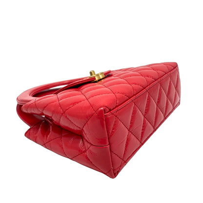 Chanel Nano Kelly Shopper Red