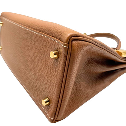 Hermes Kelly 28 Gold Togo Gold Hardware