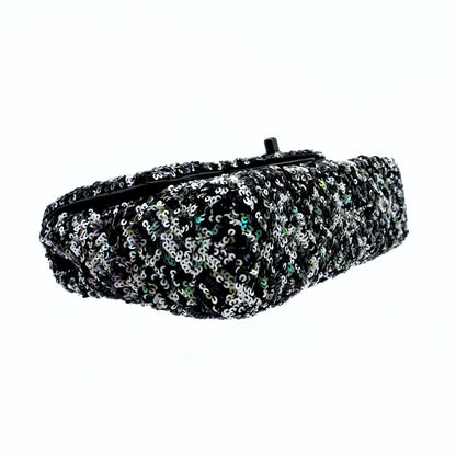 Chanel Mini Sequin Rectangle Single Flap Bag