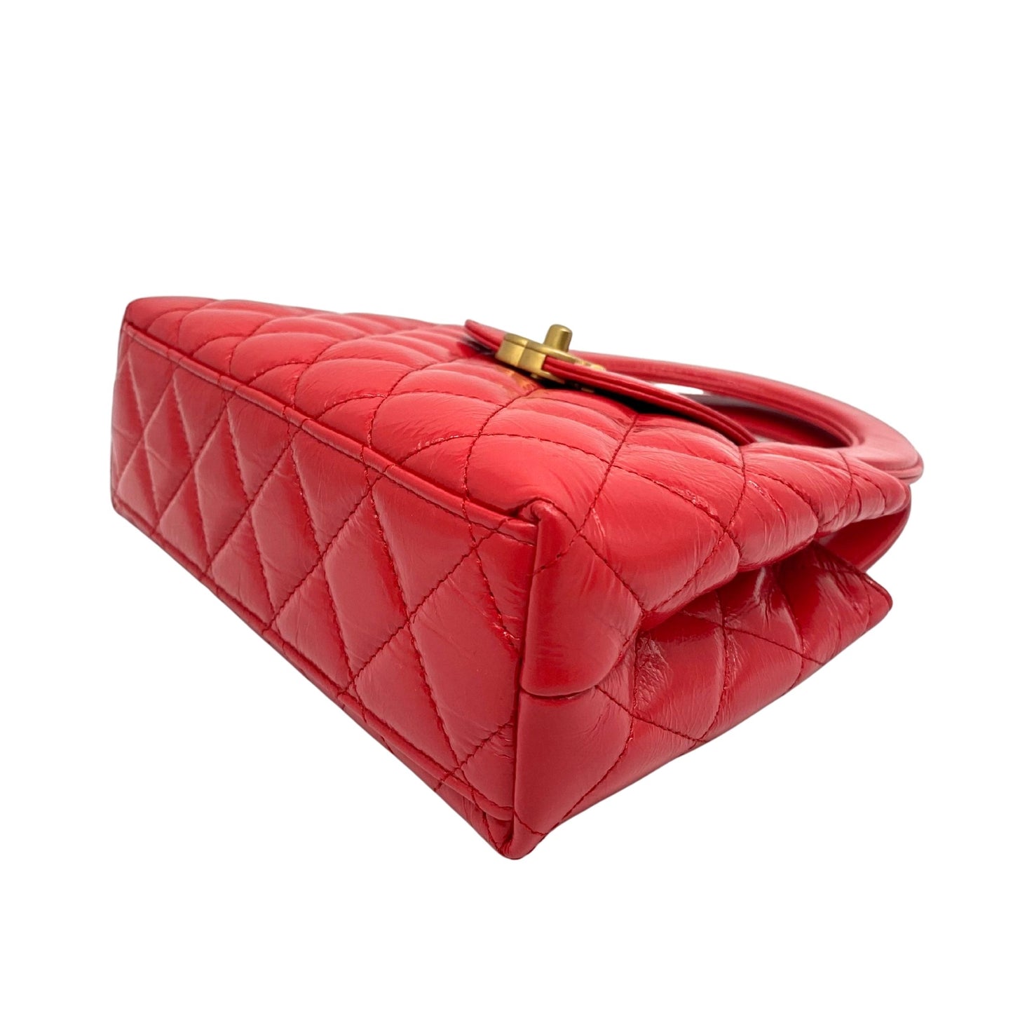 Chanel Nano Kelly Shopper Red