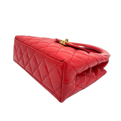Chanel Nano Kelly Shopper Red