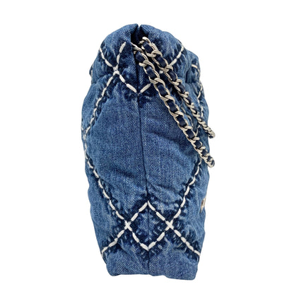 Chanel 22 Mini Denim Stitched
