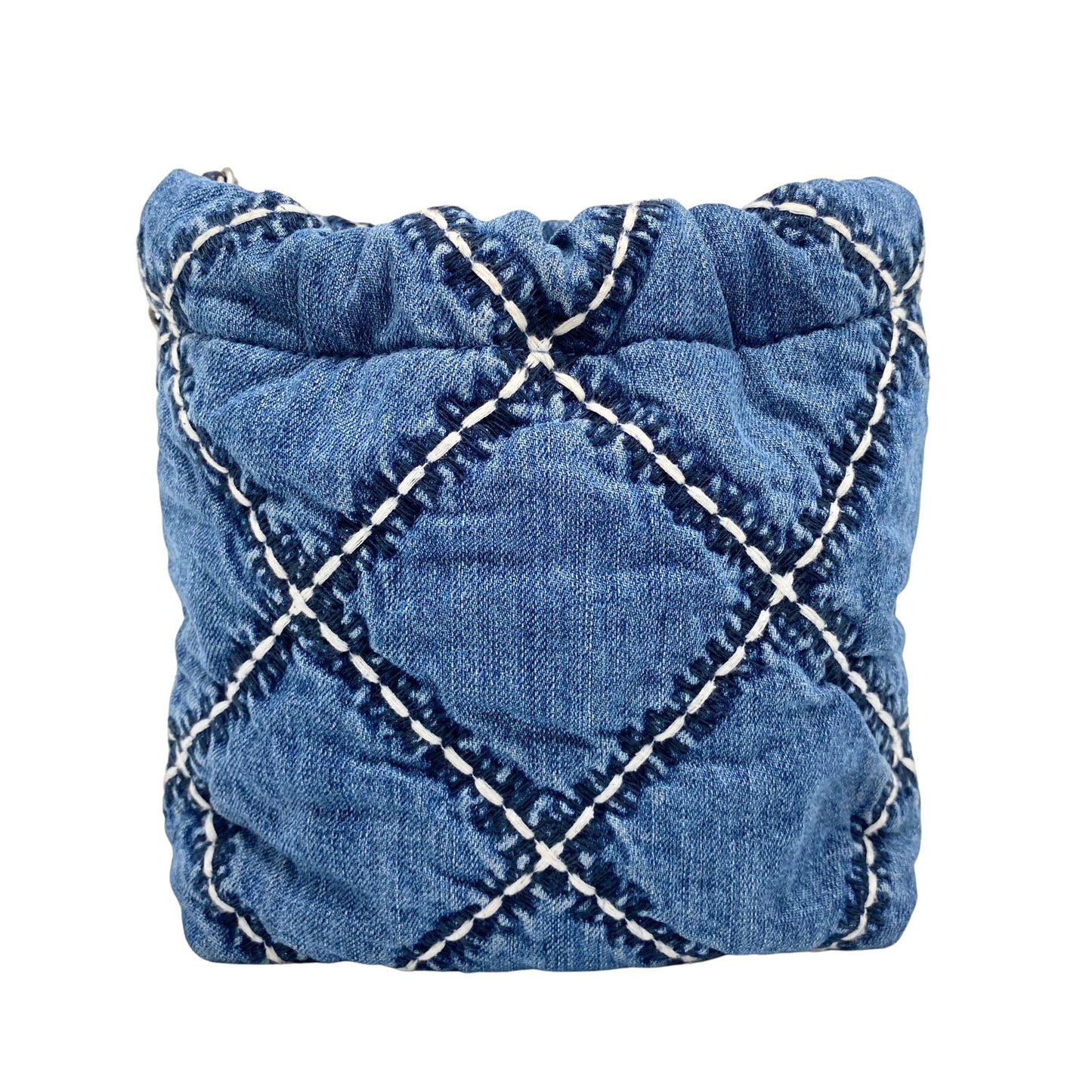 Chanel 22 Mini Denim Stitched