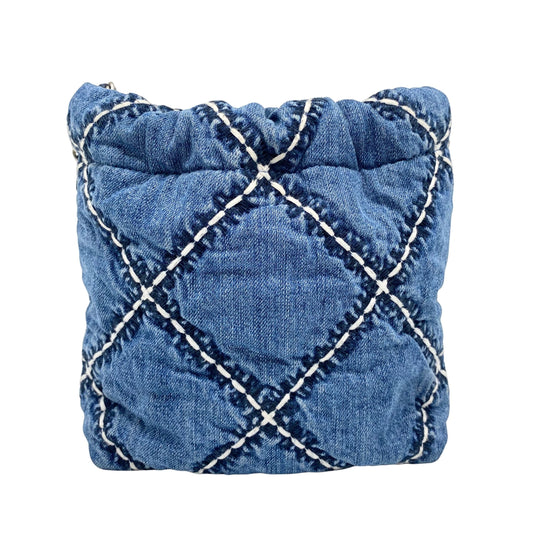 Chanel 22 Mini Denim Stitched