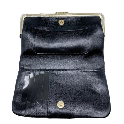 Chanel Frame Clutch w/ Chain Black