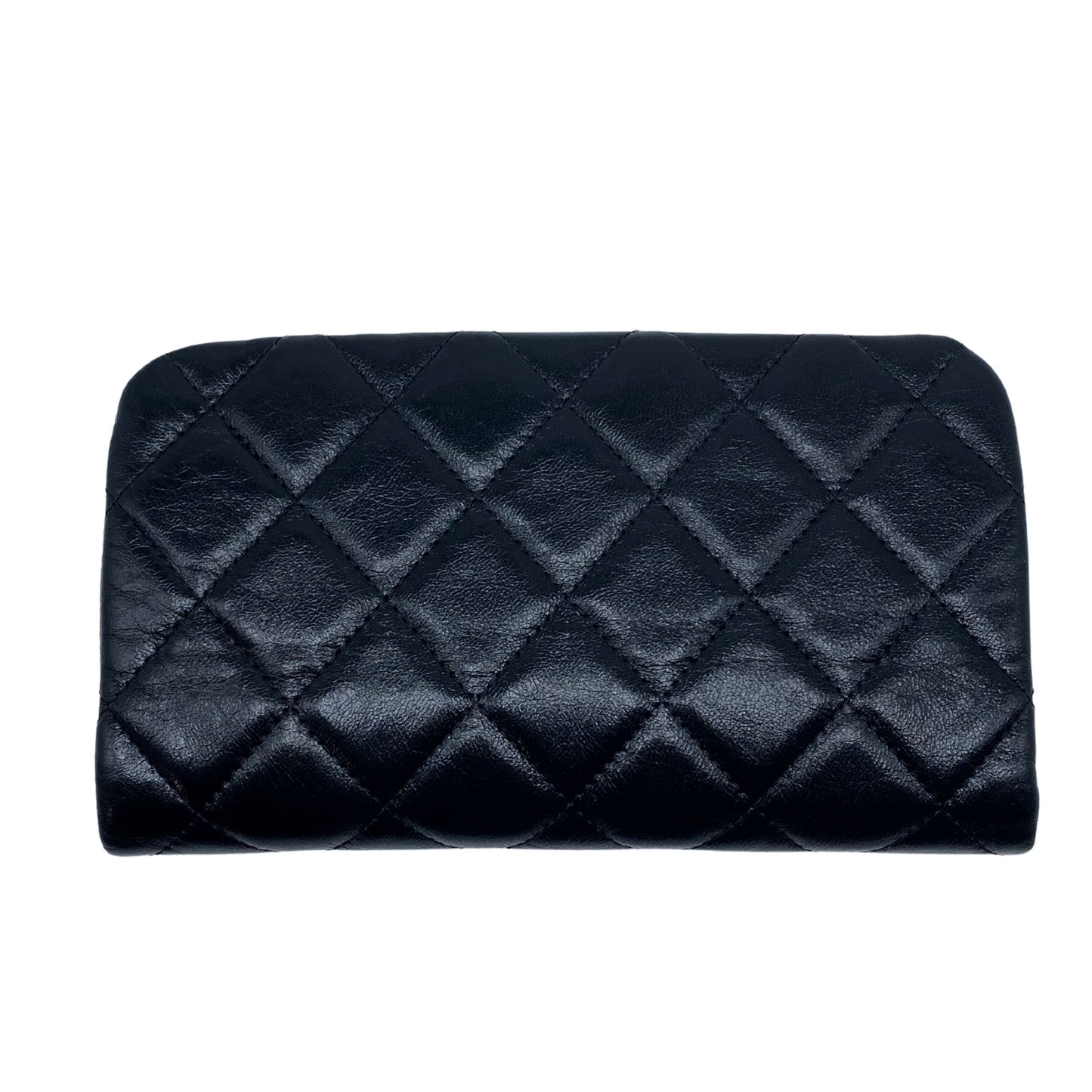 Chanel Frame Clutch w/ Chain Black