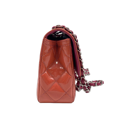 Chanel Coco Shine Orange/Pink Patent Leather
