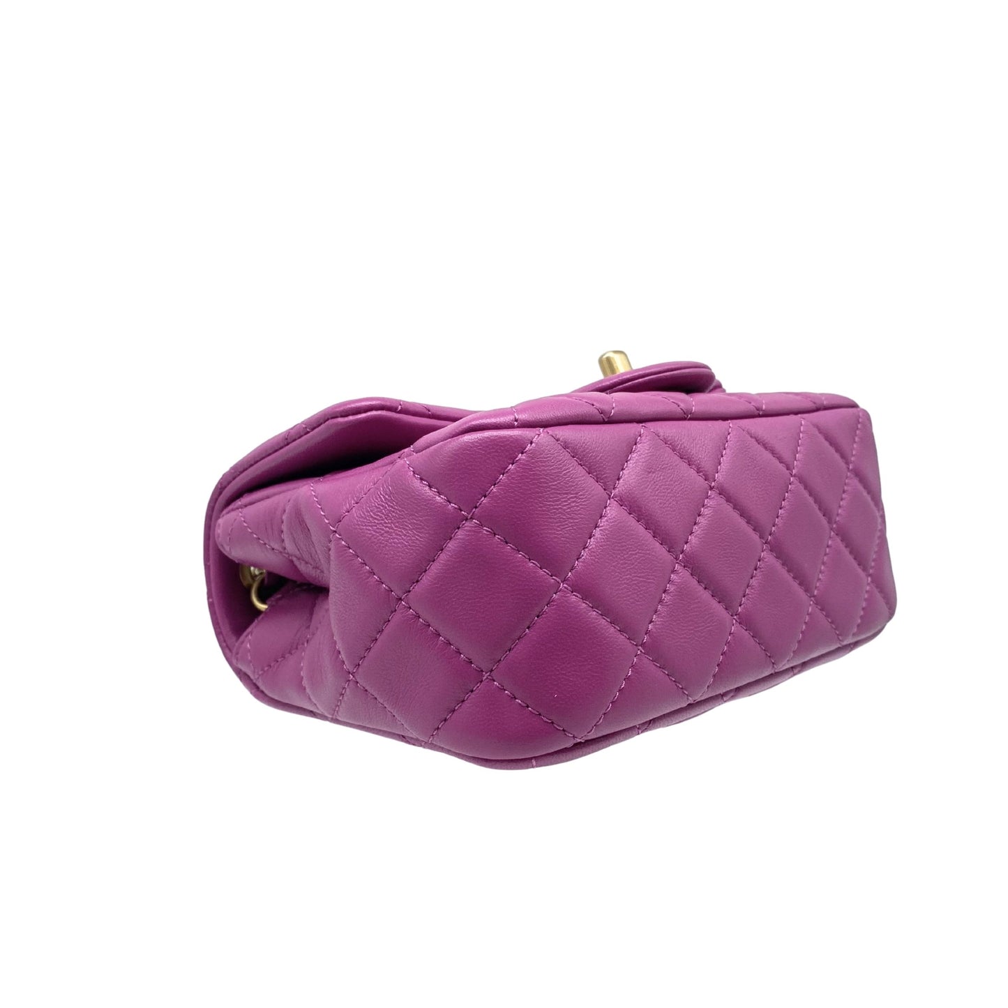 Chanel Purple Mini Square Pearl