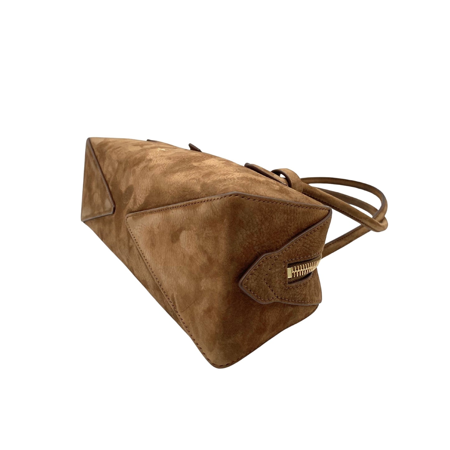 Alaïa Le Teckel Brown Suede Medium Bag