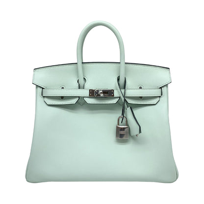 Birkin 25 Peppermint Swift Palladium Hardware