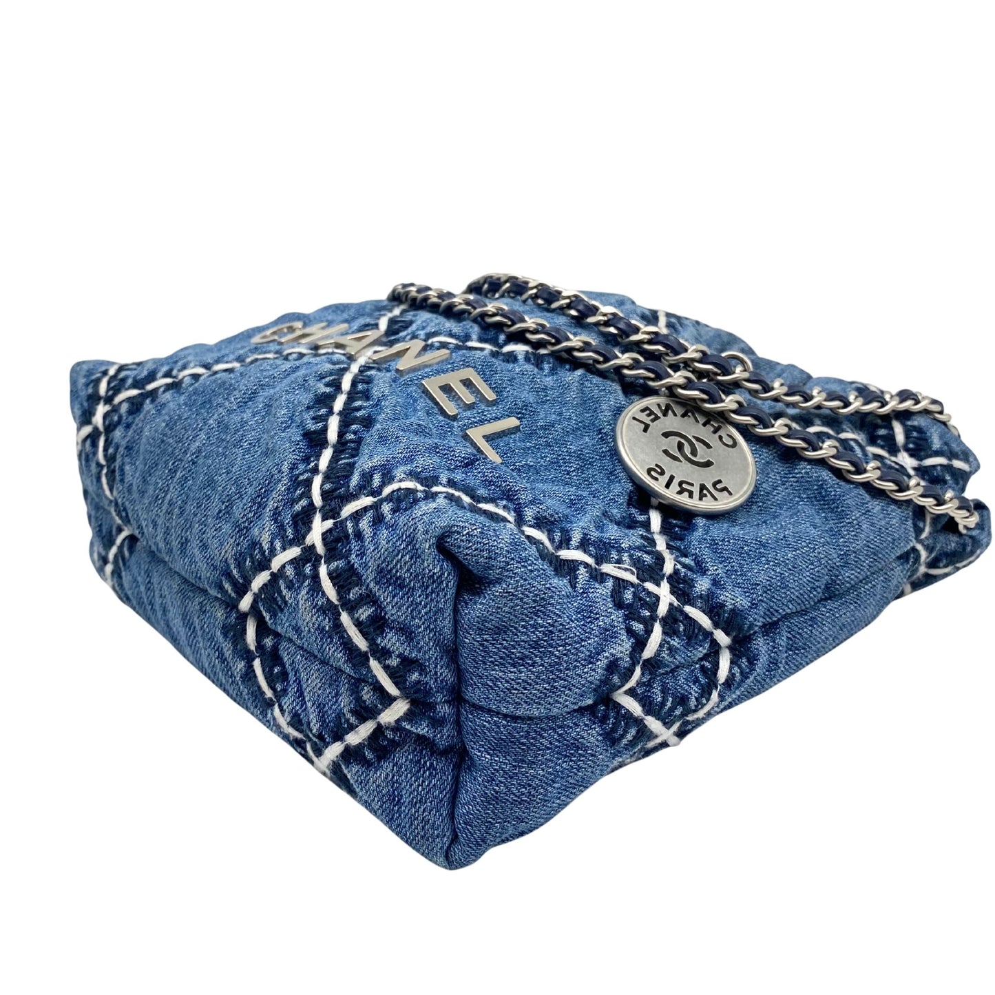 Chanel 22 Mini Denim Stitched