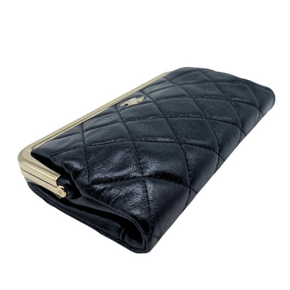 Chanel Frame Clutch w/ Chain Black