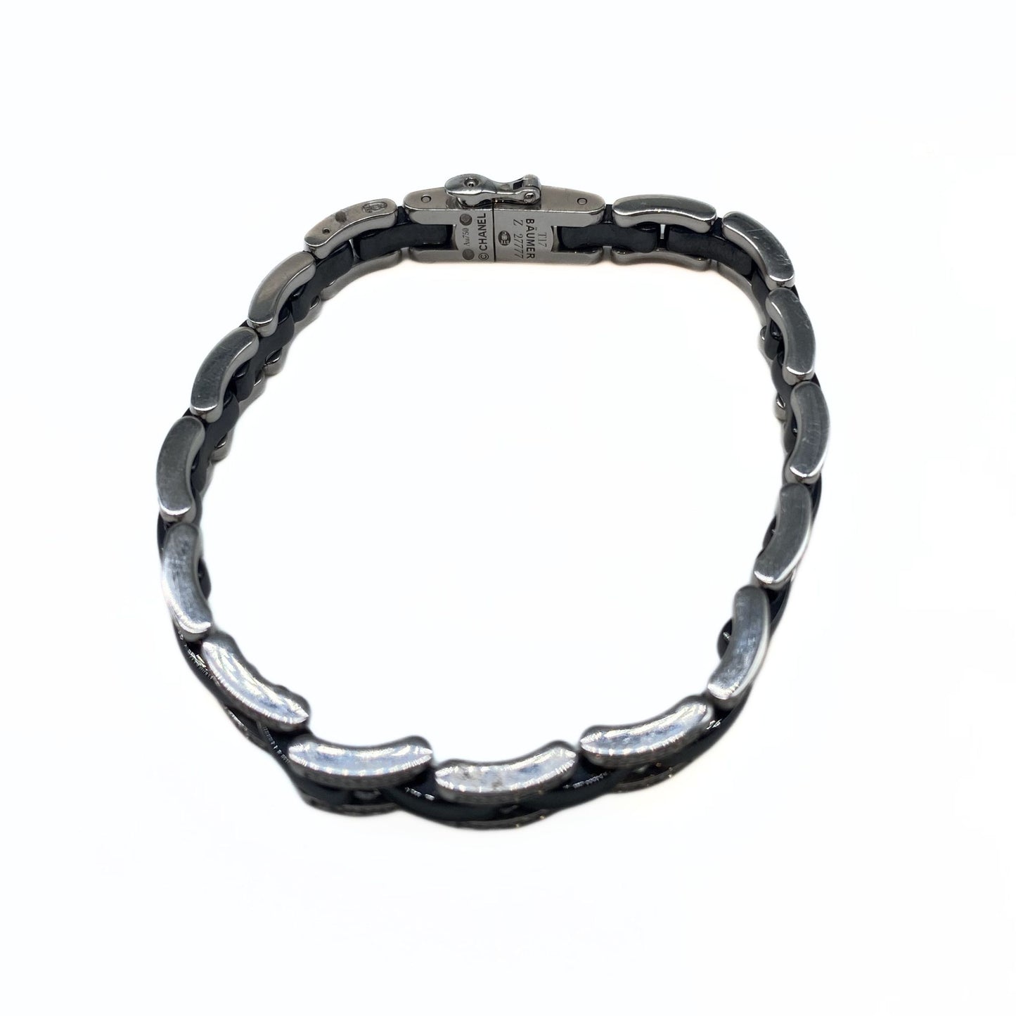 Chanel X Ultra Bracelet 18K White Gold Diamond Ceramic Black