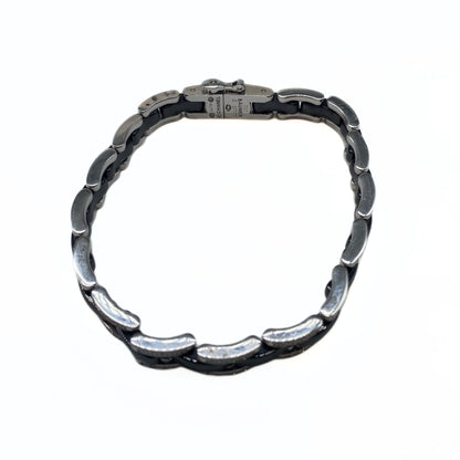 Chanel X Ultra Bracelet 18K White Gold Diamond Ceramic Black