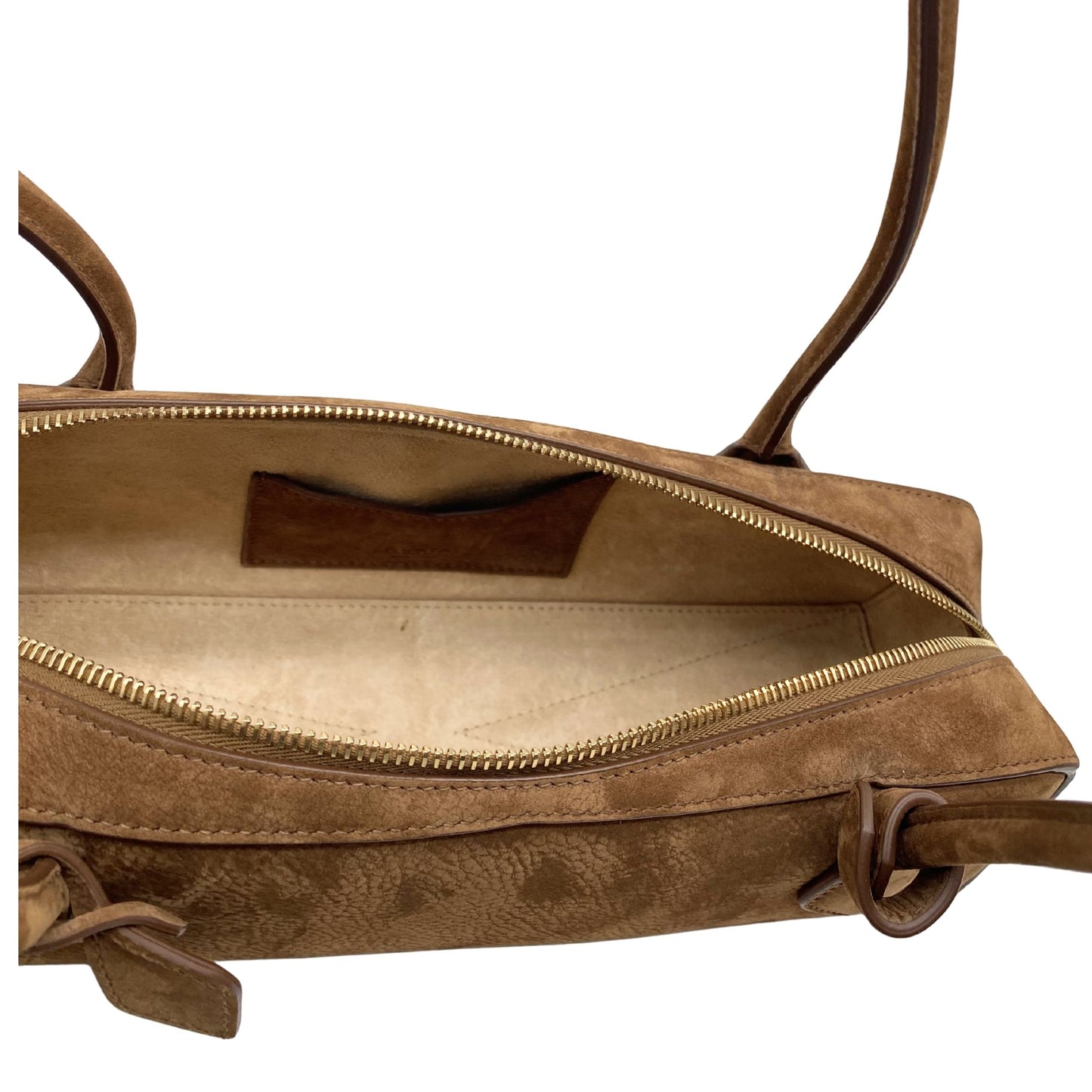 Alaïa Le Teckel Brown Suede Medium Bag