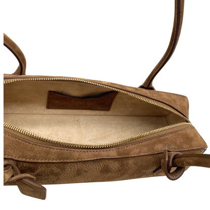 Alaïa Le Teckel Brown Suede Medium Bag