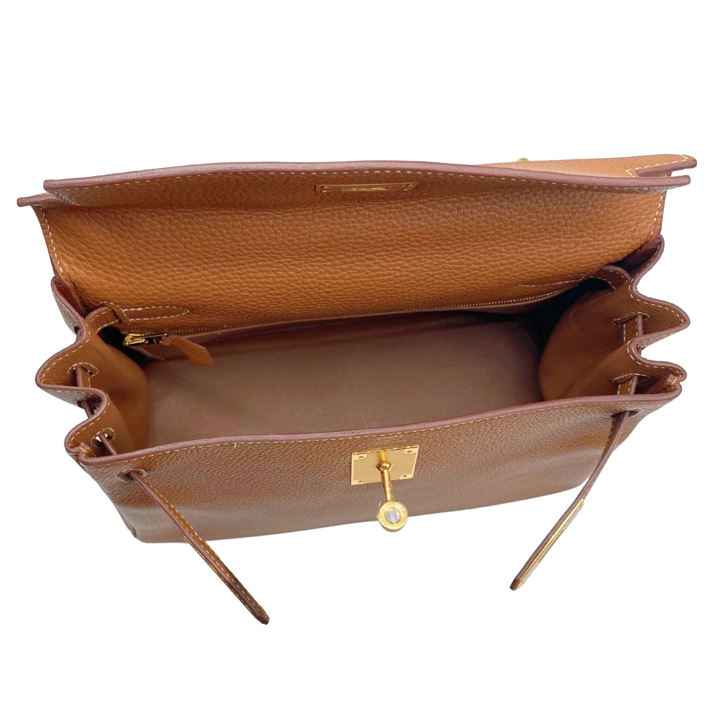 Hermes Kelly 28 Gold Togo Gold Hardware