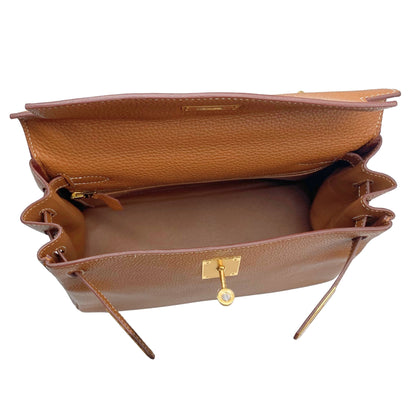 Hermes Kelly 28 Gold Togo Gold Hardware