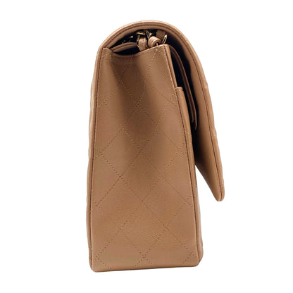 Chanel Maxi Caramel Caviar w/ Gold Hardware