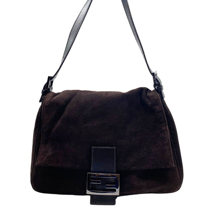 Fendi Mama Baguette Brown Suede