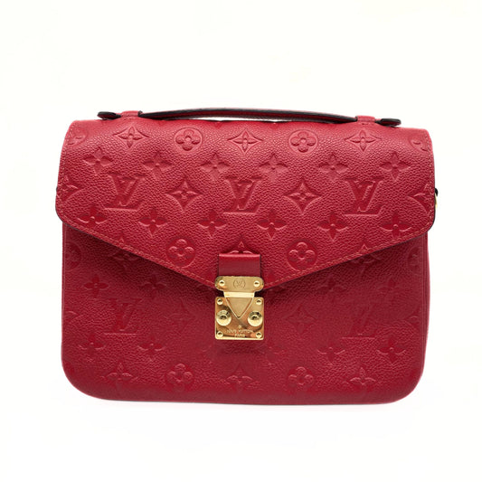 Louis Vuitton Metis Empreinte Pochette Red