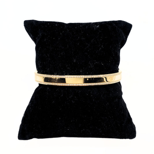 Roberto Coin Gold and Diamond Bangle