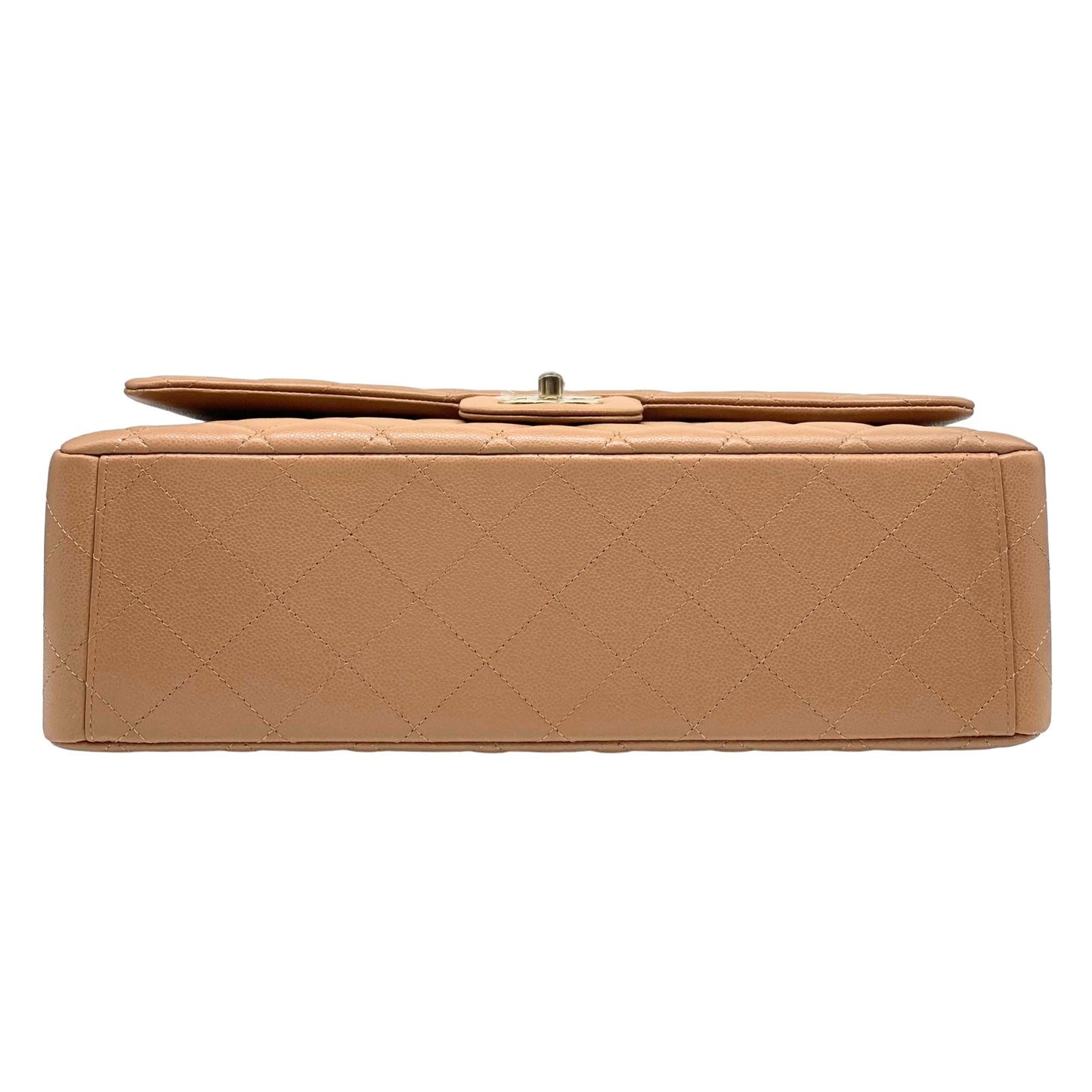 Chanel Maxi Caramel Caviar w/ Gold Hardware