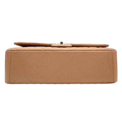 Chanel Maxi Caramel Caviar w/ Gold Hardware