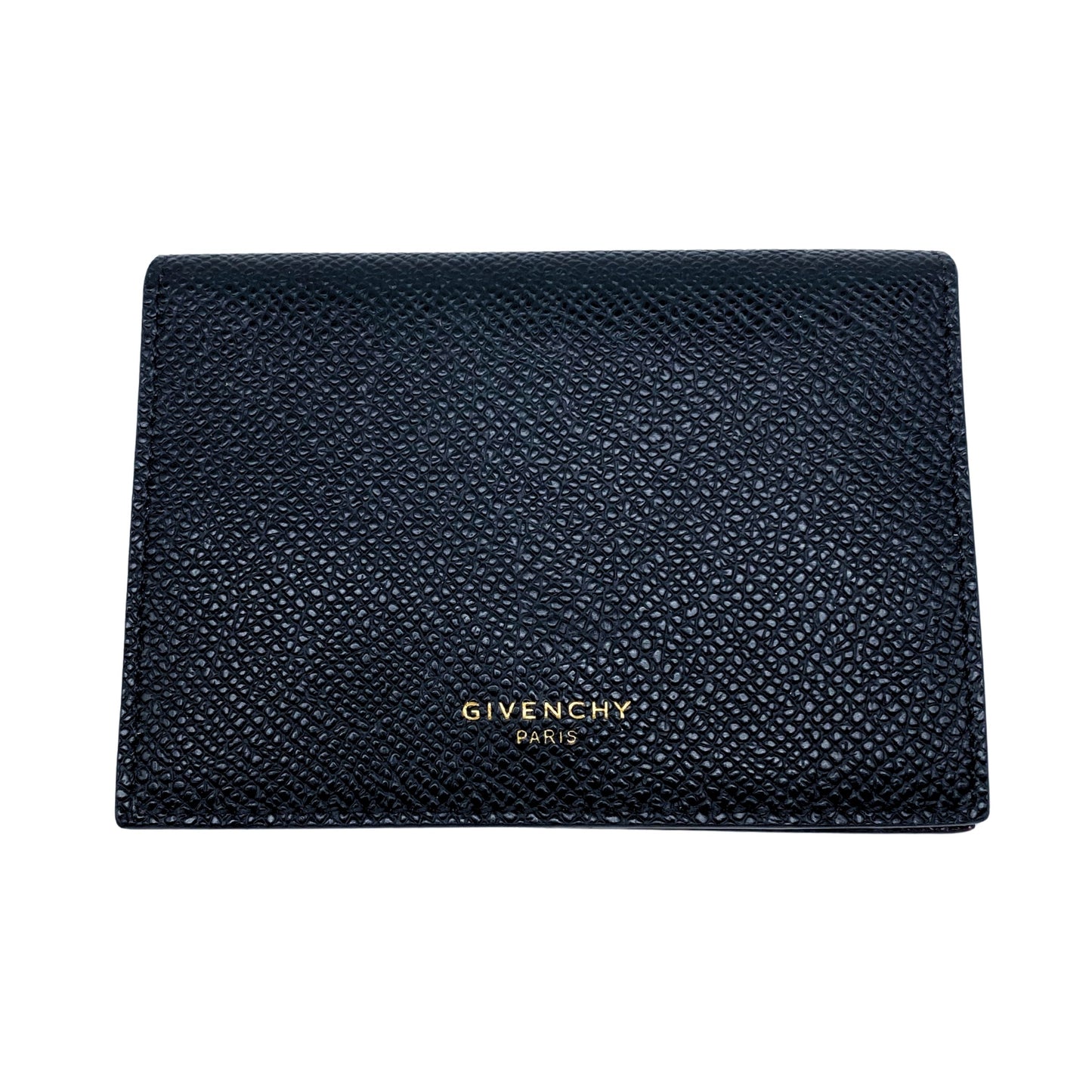 Givenchy Black Leather Snap Wallet