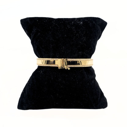 Roberto Coin Gold and Diamond Bangle