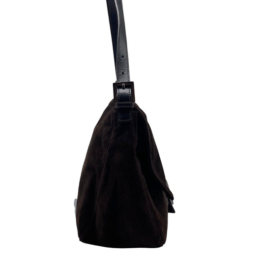 Fendi Mama Baguette Brown Suede