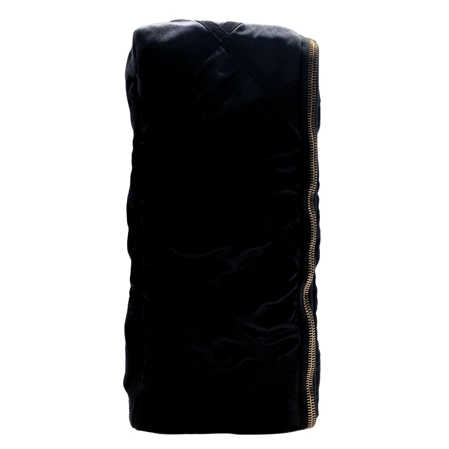 Chanel Black Nylon Travel Bag Brushed Gold Hardware