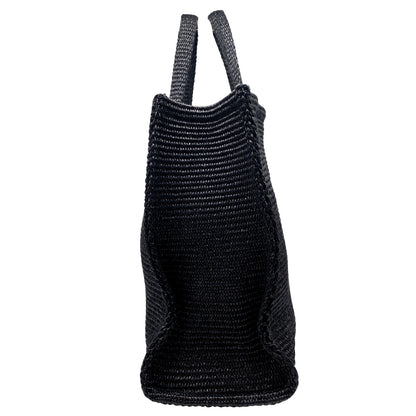 Givenchy G-Tote Black Woven Raffia