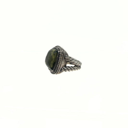 David Yurman Albion Diamond Silver Ring