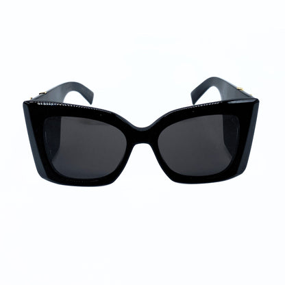 Yves Saint Laurent Monogram Acetate 54MM Blaze Rectangular Sunglasses