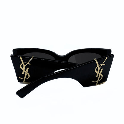Yves Saint Laurent Monogram Acetate 54MM Blaze Rectangular Sunglasses