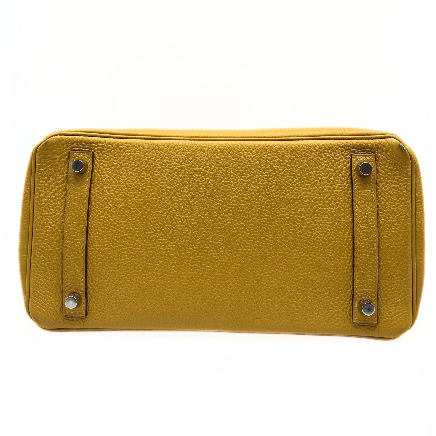 Hermes Birkin 30 Jaune de Ambre Togo Platinum Hardware
