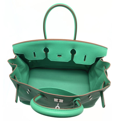 Hermes Birkin 35 Menthe Clemence Leather