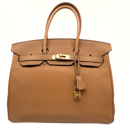 Hermes Birkin 35 Gold Togo Gold Hardware