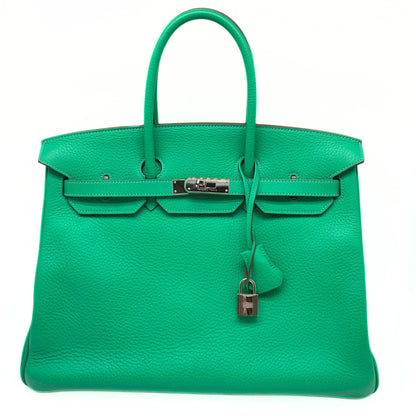 Hermes Birkin 35 Menthe Clemence Leather
