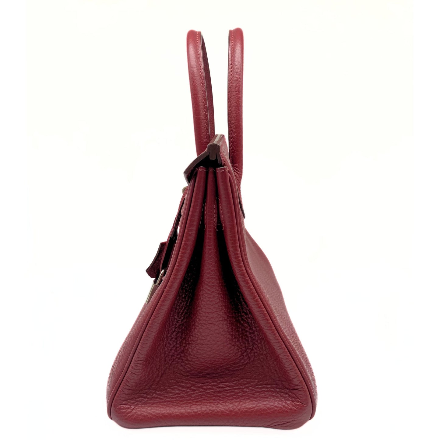 Hermes Birkin 30 Rouge Garance Togo Platinum Hardware