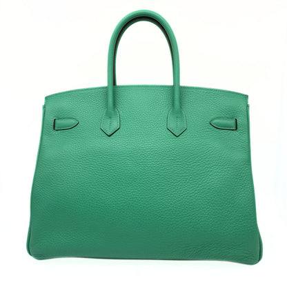 Hermes Birkin 35 Menthe Clemence Leather