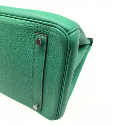 Hermes Birkin 35 Menthe Clemence Leather