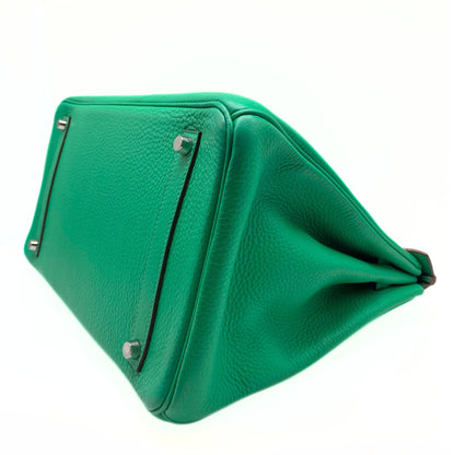 Hermes Birkin 35 Menthe Clemence Leather