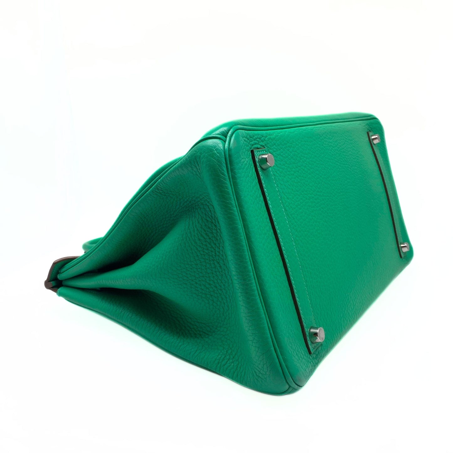 Hermes Birkin 35 Menthe Clemence Leather