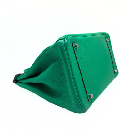 Hermes Birkin 35 Menthe Clemence Leather