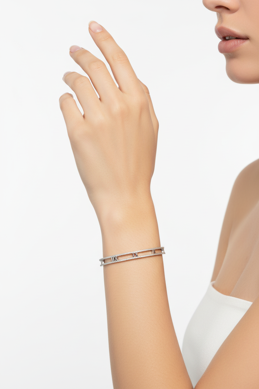 Bracelet on woman's hand