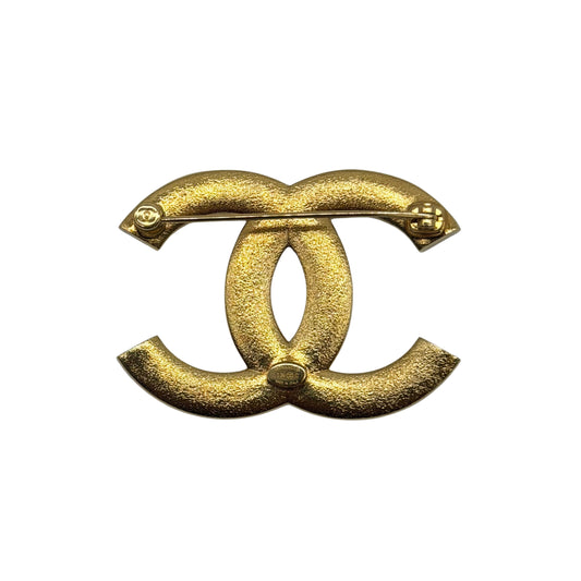 Chanel CC Logo Brooch with Stars