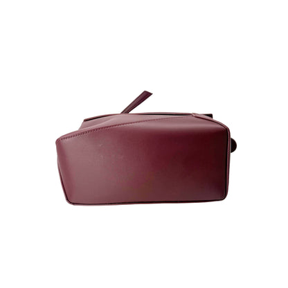 Loewe Dark Burgundy Small Puzzle Edge with Added Charm