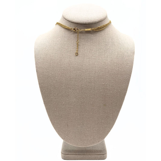 Bottega Veneta Drop 18k gold-finish Marble Necklace
